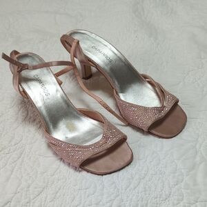 Caparros Sparkling Pink Heels